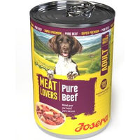 Produktbild von Josera Nassfutter für Hunde Adult Meat Lovers Rind pur 6x400 g