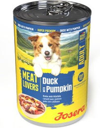 Josera Nassfutter Hund Adult Meat Lovers Menu Ente und Kürbis 6x400 g – Bild 1 von 1