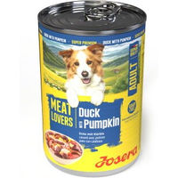 Produktbild von Josera Nassfutter Hund Adult Meat Lovers Menu Ente und Kürbis 6x400 g