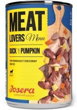 Produktbild von Josera Nassfutter Hund Adult Meat Lovers Menu Ente und Rind 6x400 g