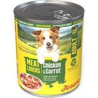 Produktbild von Josera Nassfutter Hund Adult Meat Lovers Menu Huhn und Karotten 6x800 g
