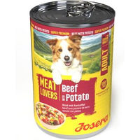 Produktbild von Josera Nassfutter Hund Adult Meat Lovers Menu Rind und Kartoffel 6x400 g
