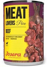 Produktbild von Josera Nassfutter Hund Adult Meat Lovers Rind getreidefrei und glutenfrei 6x400 g