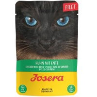 Produktbild von Josera Nassfutter Katze Adult Filets Huhn mit Ente getreidefrei 16x70 g