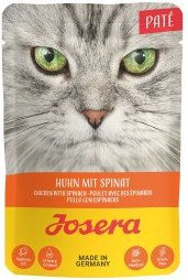 Produktbild von Josera Nassfutter Katze Adult Paté Huhn mit Spinat ohne Farb- und Aromastoffe und ohne Zucker 16x85 g