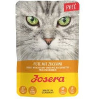 Produktbild von Josera Nassfutter Katze Adult Paté Pute mit Zucchini ohne Zucker und Farbstoffe 16x85 g