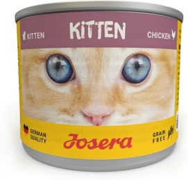 Produktbild von Josera Nassfutter Katze Kitten Huhn und Pute getreidefrei 6x200 g