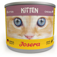 Produktbild von Josera Nassfutter Kitten Huhn Getreidefrei 6x200g Dose - 6 x 200 g