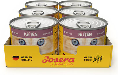 Josera Nassfutter Kitten Huhn und Pute Getreidefrei 6 x 200 g - 6 x 200 g – Bild 1 von 6