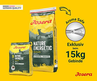 Produktbild von Josera Nature Energetic Trockenfutter für ausgewachsene Hunde mit Geflügel getreidefrei 15 kg - 15 kg