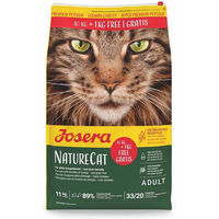 Produktbild von Josera NatureCat Getreidefreies Trockenfutter für Katzen mit Geflügel und Lachs 11kg
