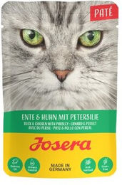Josera Paté Ente & Huhn mit Petersilie Katzen Nassfutter 16 x 85 g – Bild 1 von 2