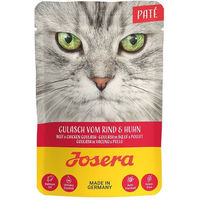 Produktbild von Josera Paté Gulasch Rind und Huhn 16x85g