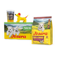 Produktbild von Josera Puppy Box Mini Junior Hundekroketten Ente und Lachs 900g