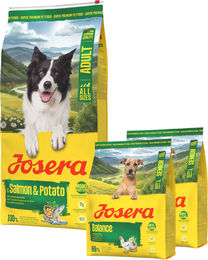 Produktbild von Josera Salmon and Potato Adult Getreidefreies Hundetrockenfutter mit Lachs für sensible Hunde 12,5kg