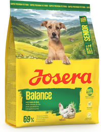 Josera Senior Balance Hundetrockenfutter Huhn & Geflügel Glutenfrei Light 900 g – Bild 1 von 9
