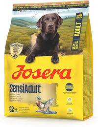 Josera SensiAdult Hundefutter für erwachsene Hunde mit Lachs und Ente glutenfrei und sensitive Schonkost 4,5 kg – Bild 1 von 2