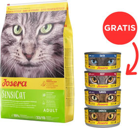 Produktbild von Josera SensiCat Katzenfutter Geflügel für sensible Katzen Adult 10 kg