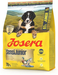 Josera SensiJunior Welpenfutter mit Lachs und Ente glutenfrei und sensitive Schonkost – Bild 1 von 2
