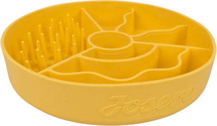 Produktbild von Josera Slow Feeder Antischlingnapf aus Silikon Gelb