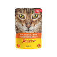 Produktbild von Josera Soup Huhn mit Karotte und Spinat Leckerli 16x70g