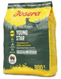 Josera Young Star Getreidefreies Hundetrockenfutter Junior Geflügel 4.5 kg - 5 x 900 g – Bild 1 von 4