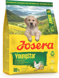 Josera YoungStar Getreidefreies Hundetrockenfutter für Welpen mit Geflügel und Huhn 900 g – Bild 1 von 12