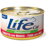 Produktbild von JosiCat Adult Katzen-Leckerli Thunfisch & Rind für Haut & Fell 6 x 85 g - 6 x 85 g