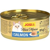 Produktbild von JosiCat Finest Mousse Lachs Katzenfutter Adult Getreidefrei Ohne Zucker 12 x 85 g