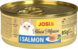 JosiCat Finest Mousse Lachs Katzenfutter für Kitten und Adult, getreidefrei und ohne Zucker, 12 x 85 g – Bild 1 von 4