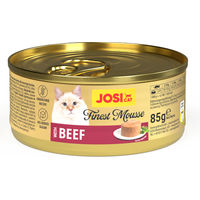 Produktbild von JosiCat Finest Mousse mit Rind Katzenfutter Adult Getreidefrei 12 x 85 g