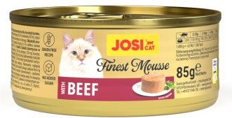 JosiCat Finest Mousse Rind Katzen Nassfutter Adult Getreidefrei Ohne Zucker 12 x 85 g – Bild 1 von 10