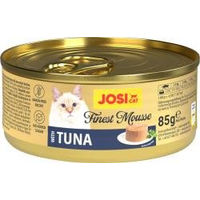 Produktbild von JosiCat Finest Mousse Thunfisch Katzenfutter für erwachsene Katzen getreidefrei ohne Zucker 12x85g