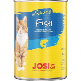 JosiCat Katzenfutter Fisch in Sauce 12x 415g - 12 x 415 g – Bild 1 von 1