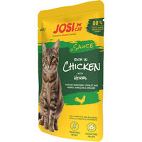 Produktbild von JosiCat Katzenfutter Huhn in Sauce für erwachsene Katzen getreidefrei ohne Zucker 28 x 85 g