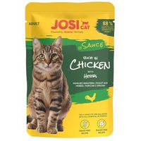 Produktbild von JosiCat Katzenfutter Huhn in Sauce getreidefrei und ohne Zucker 28 x 85 g