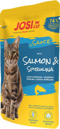 JosiCat Katzenfutter Lachs in Sauce 28 x 85 g Getreidefrei und Ohne Zucker – Bild 1 von 2