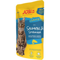 Produktbild von JosiCat Katzenfutter Lachs in Sauce 28 x 85 g Getreidefrei und Ohne Zucker