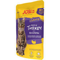 Produktbild von JosiCat Katzenfutter Nass Adult Pute in Sauce Getreidefrei Ohne Zucker 28 x 85 g