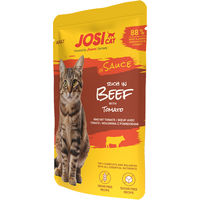 Produktbild von JosiCat Katzenfutter Rind in Sauce für erwachsene Katzen getreidefrei 28 x 85 g