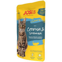 Produktbild von JosiCat Nassfutter für Katzen mit Kabeljau in Soße 28 x 85g