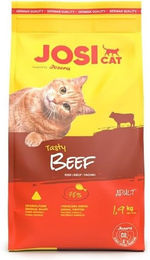 JosiCat Tasty Beef Trockenfutter für erwachsene Katzen mit Rind, hoher Fleischanteil, ohne Zucker und Farbstoffe, 5,7 kg - 3 x 1,9 kg – Bild 1 von 5