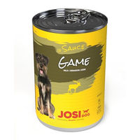 Produktbild von JosiDog Game Stückchen in Sauce Wild Hundefutter Adult 12 x 415 g - 12 x 415 g