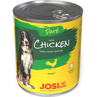 Produktbild von JosiDog Hundefutter Nassfutter Pastete mit Hühnchen 6x 800g