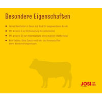 Produktbild von JosiDog Hundefutter Nassfutter Rind in Sauce für erwachsene Hunde 12 x 415 g - 12 x 415 g
