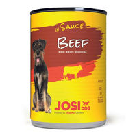 Produktbild von JosiDog Hundefutter Stückchen in Sauce Rind 12x415g - 12 x 415 g