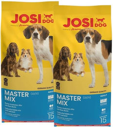 Produktbild von JosiDog Master Mix Hundefutter Geflügel für adulte Hunde aller Größen 2x15kg