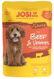 JosiDog Mini Hundefutter Junior Rind mit Gemüse in Soße 24 x 100 g – Bild 1 von 2