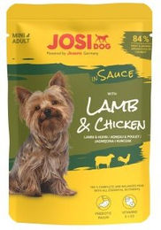 JosiDog Mini Hundefutter Lamm und Huhn in Soße für Adult 24 x 100 g – Bild 1 von 2
