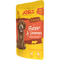 Produktbild von JosiDog Mini Hundefutter Nassfutter Rind und Gemüse in Sauce Adult 24 x 100 g